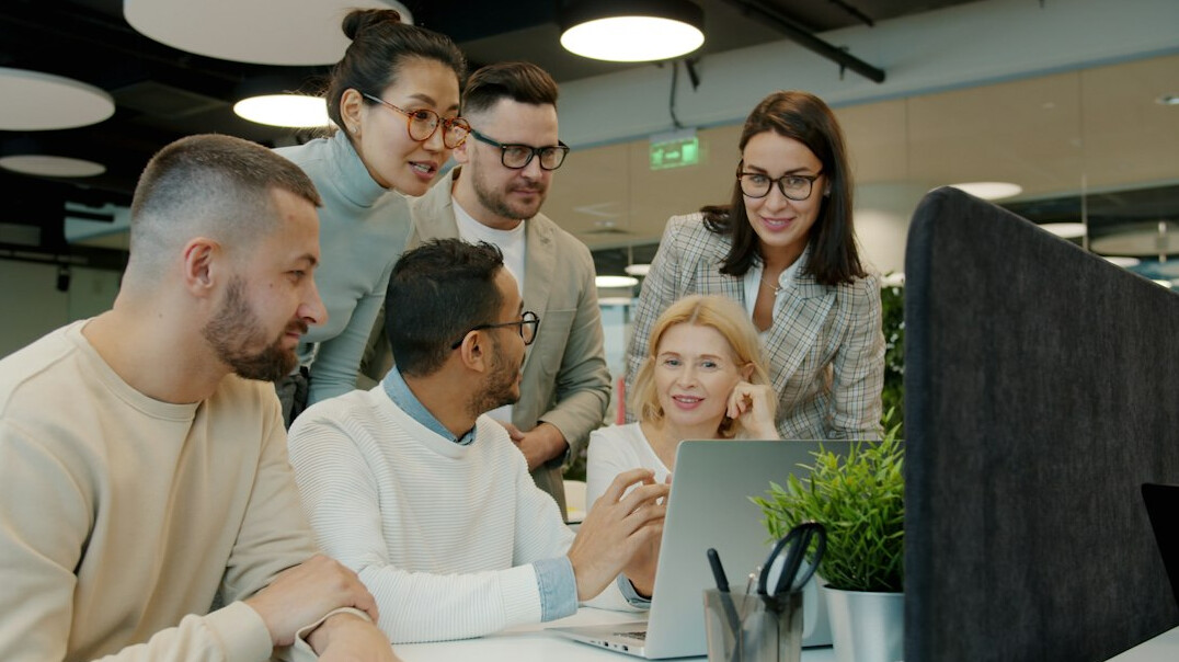 business team brainstorming session