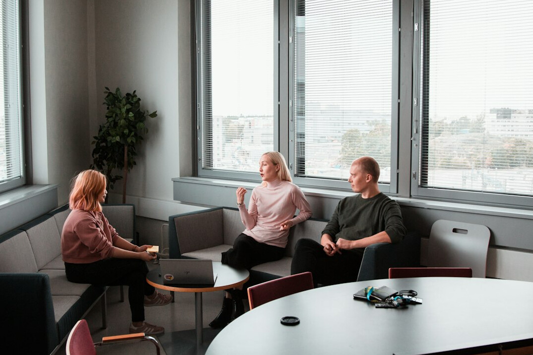 woman leading team discussion