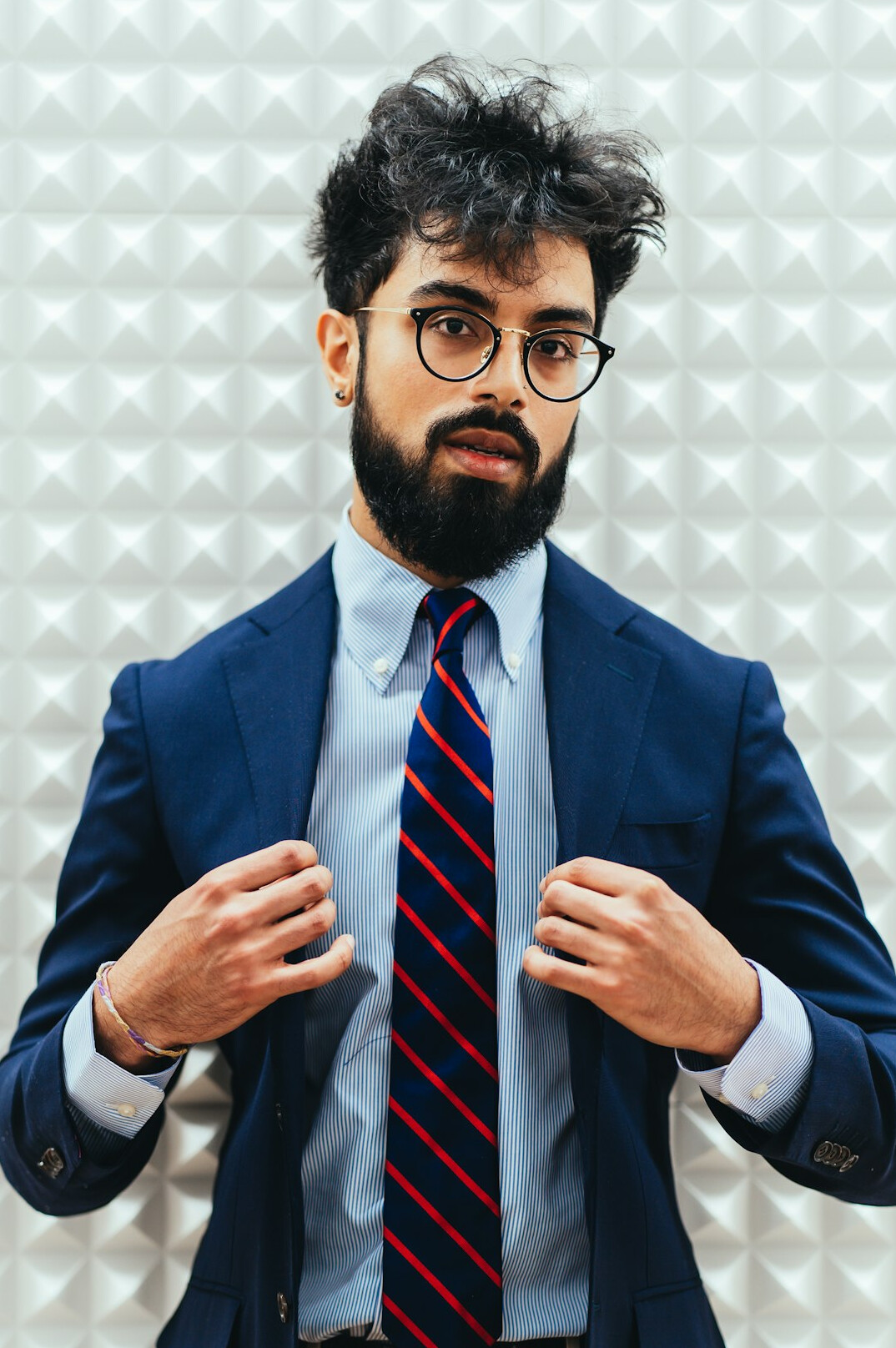 confident executive in suit